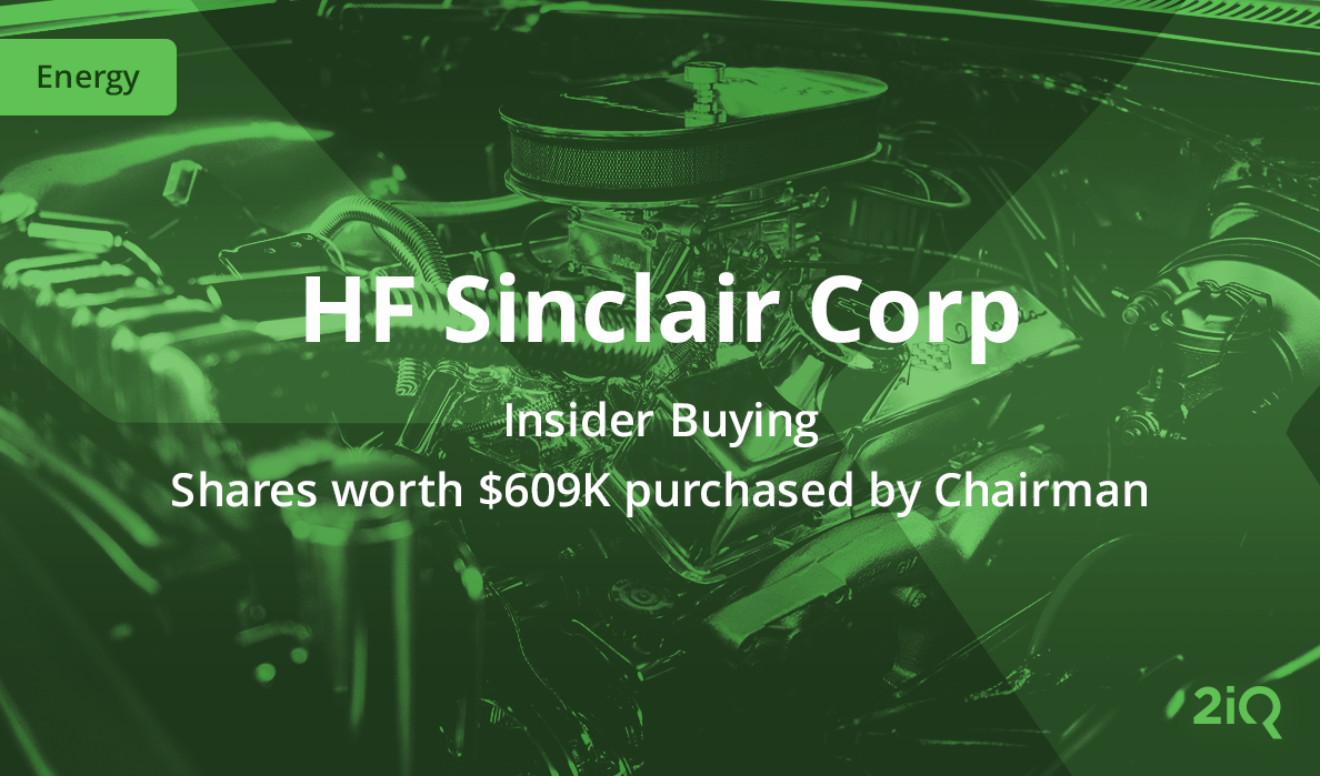 The image's background depicts car engine, with the blog introduction mentioning the insider's investment of $609K on top.