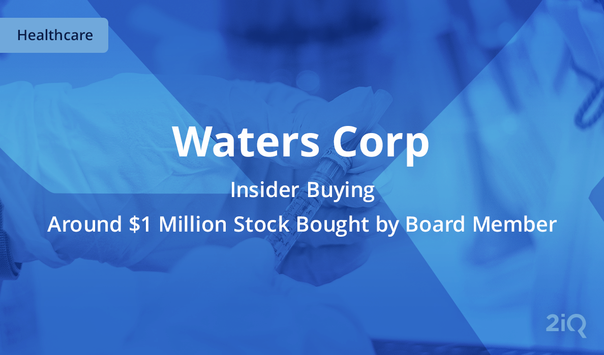 The image background depicts a person filling the injection, with the blog introduction mentioned that the board member bought around $1 million stock on top.