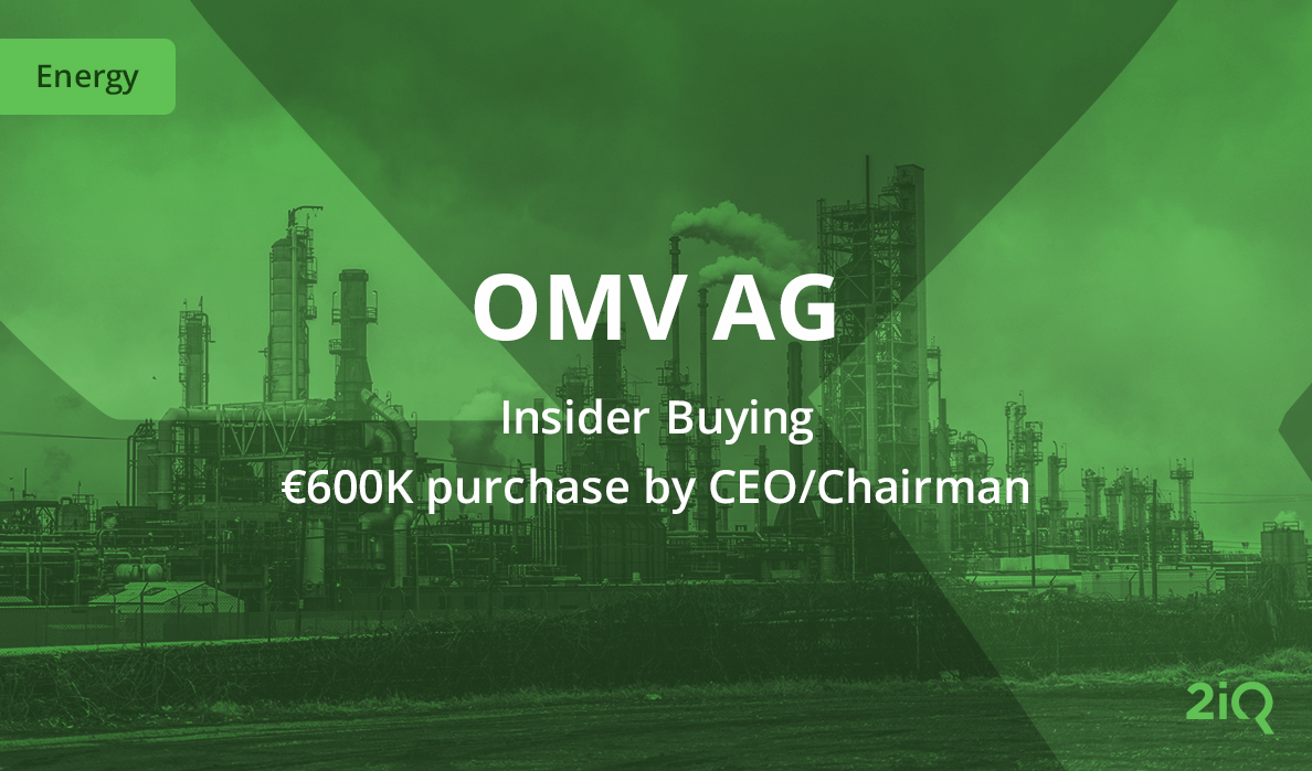 Insider buying OMV AG CEO makes large stock purchase